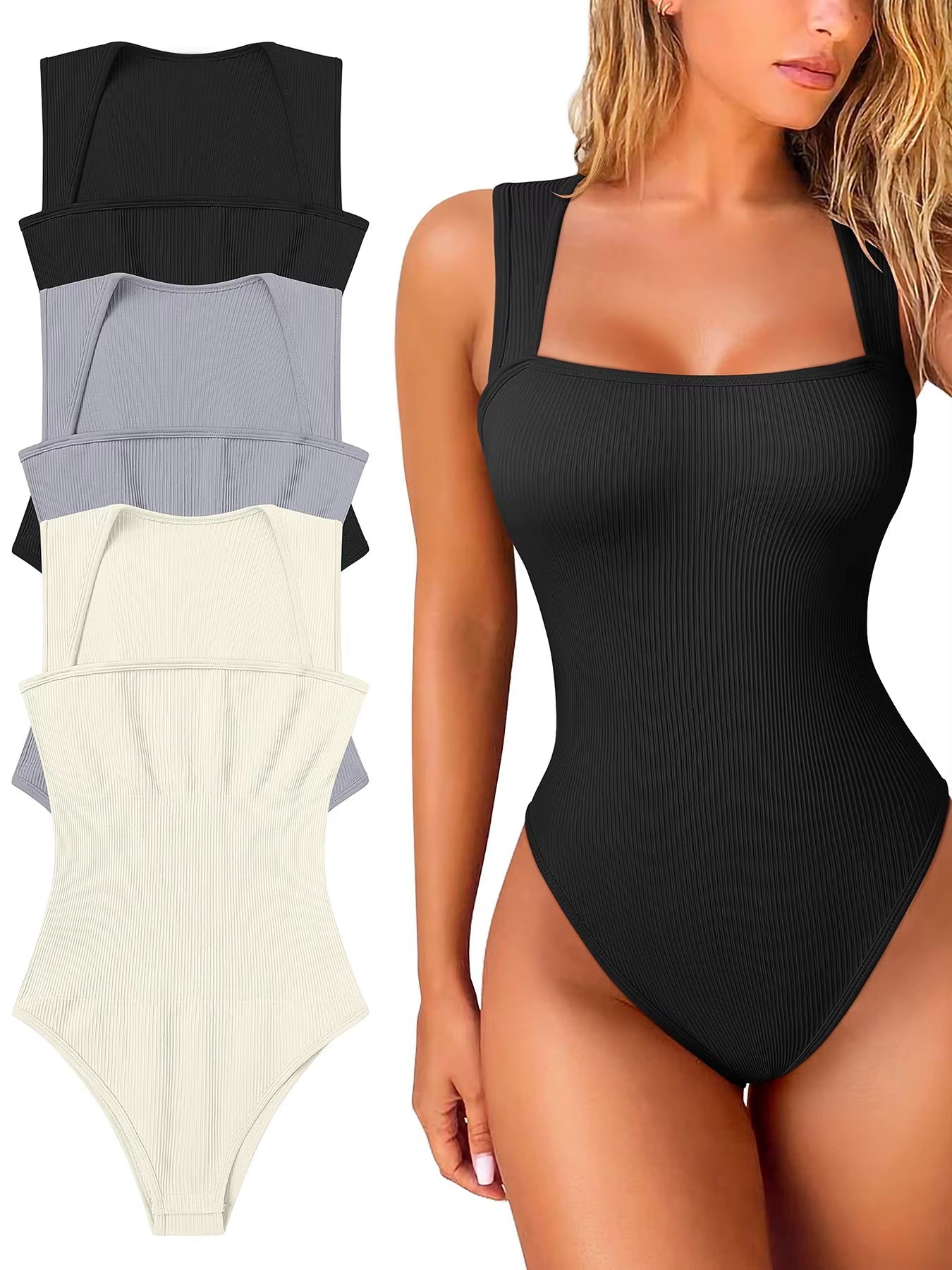 Square Neck BodySuit  AuraFrame™